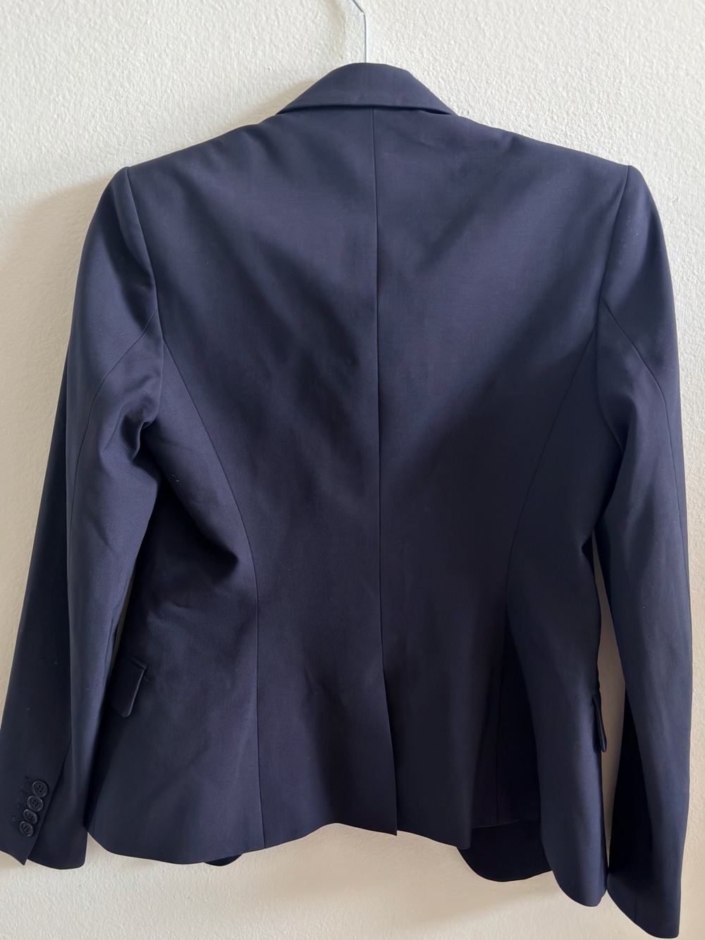 Theory Gabe N Edition Navy Wool Blazer Size 4 - Picture 6 of 6